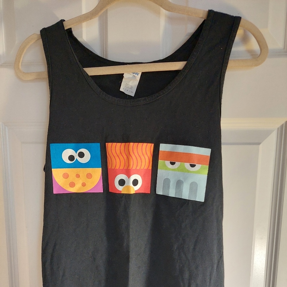 Sesame street 50 years tank top
